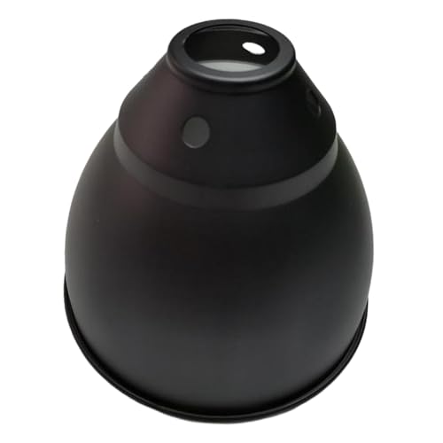 Fenteer 爬虫類ドームランプカバーは、爬虫類テラリウム用のアルミニウム製簡単取り付け アクセサリー照明器具部品 直接交換します, 7.2in