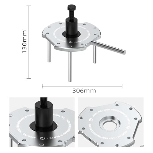 Image of NICECNC Silver Clutch Removal Tool Kit Drive Clutch Separator Puller Set Compatible with Can Am Maverick X3 2017-2022, Maverick X3 R 4x4 Turbo DPS 2018-2019