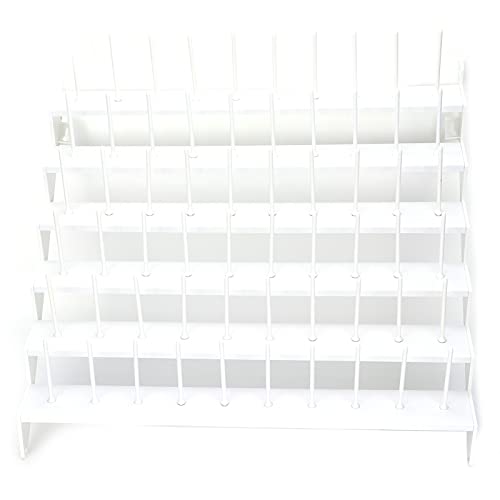 aqxreight Plastic Thread Rack Table Sewing Accessory with 60 Spools for Overw Machine Plastic Thread Rack60 Spools Stanrrect the Matching a