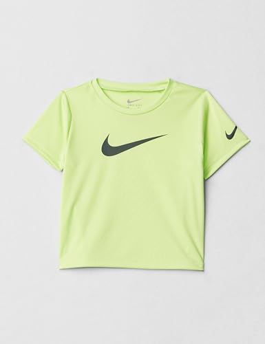 Image of Nike Baby Dri-FIT Swoosh Logo T-Shirt and Mesh Shorts 2-Piece Outfit Set