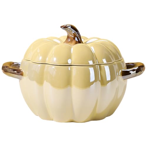 Macetas decorativas para Halloween en forma de calabaza de 1,8 l 2