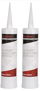 Realth Silikon Dichtmasse Schwarz RTV (2 x 368g)