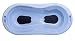 Rotho Babydesign TOP Xtra Gran bañera, Con 2 Alfombrillas antideslizantes y tapón,...
