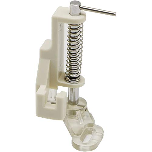 ANCLLO Prensatelas para máquina de coser, bordado, zurcido, movimiento libre, 2 piezas, se adapta a todos los cantantes de vástago bajo