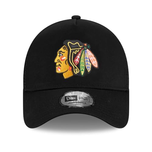 New Era Mesh A Frame Trucker Cap Nhl Chicago Blackhawks - vue 3