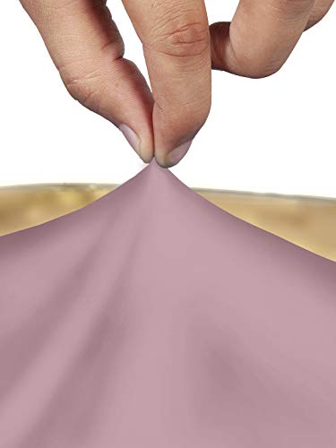 Image of Cortina Dining Chair Slipcovers | Protection Chair Covers | Plain, Removable, Washable | Universal Fit Super Soft Stretchy Polyester Spandex Fabric | Living Room, Kitchen, Party | Pack of 1, Rose