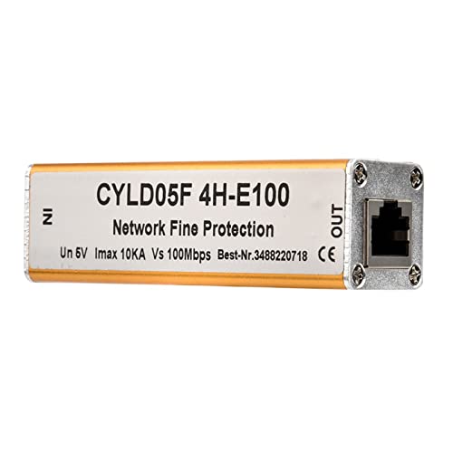 Single Channel Protector,RJ45 RJ11 Adapter Ethernet Network Protector Lighting Arrester 5V