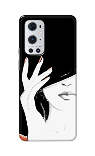 Image of PRINTFIDAA Photo of Beautiful Girl Hard Back Cover for OnePlus 9 Pro Back Cover -(P6) KAT1005