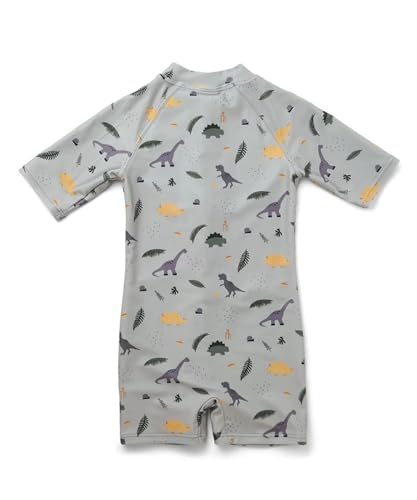 Image of Boys One Piece Swimsuit Whale Dolphin Bathing Suit Zipper Rash Guard Kid Short Sleeve Swimwear Shark Beach Wear UPF50+