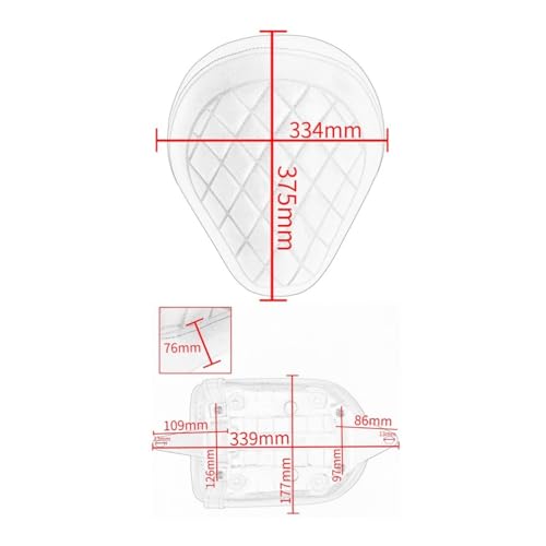 Funda de cojín para asiento Rebel CM1100 impermeable y ergonómica 7