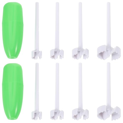 TOYANDONA 2sets Snocciolatore per Ciliegie Utensili da Cucina Multifunzionale Rimozione Rapida Materiale Duraturo Uso Quotidiano Casa Verde e Bianco