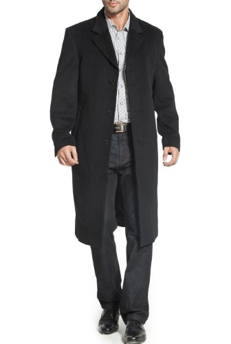 BGSD Men Henry Cashmere Wool Blend Single Breasted Long Walking Coat (Also available in Big and Tall and Short)4