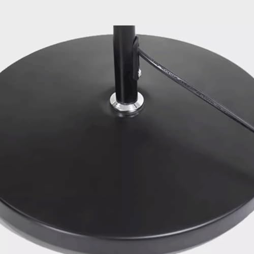 Lámpara de hierro de ballena con interruptor de pie para salón 8