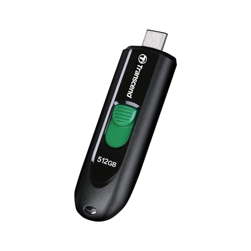 Transcend JetFlash 790C USB-Stick 512GB Schwarz TS512GJF790C USB-C™ USB 3.2 (Gen 1)