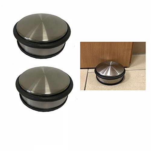 DOORMAXX - Fermaporta in acciaio INOX, 2 pezzi