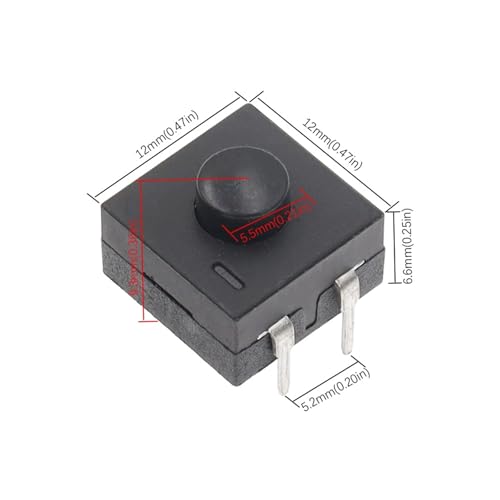 Interruptor linterna LED vertical doble para arreglar fallos de encendido 6