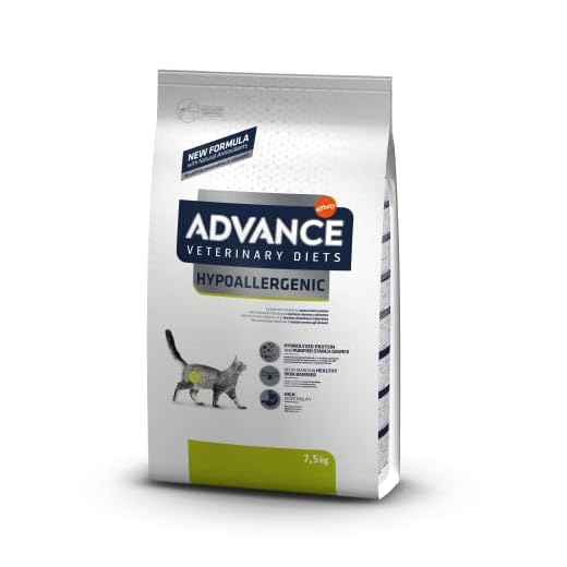 Advance Veterinary Diets Hypoallergenic, Pienso para Gatos con Reacciones adversas a alimentos, 7,5kg