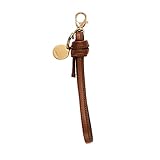 Fossil Portachiavi da donna, regalo per donne, marrone medio, 3,8 cm di lunghezza x 3,8 cm di larghezza x 19,1 cm di altezza