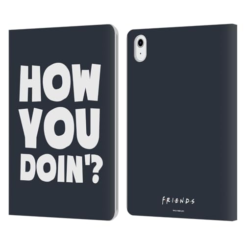 Étui portefeuille Friends iPad Air 11 compatible 2024 et 2025 en cuir How You Doin