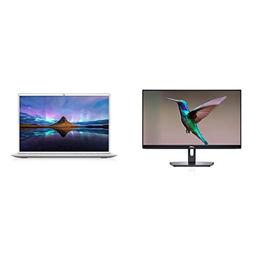 Image of Dell Inspiron 7400 14.5 QHD+ IPS Anti Glare Display 11th Gen Laptop - Silver) + Dell SE2419HR 60.96 cm (24 inch) LCD Anti-Glare Monitor - 1920 x 1080 Full HD Display (Black)