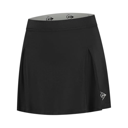 DUNLOP Falda De Tenis Club Niña, Negro, 128