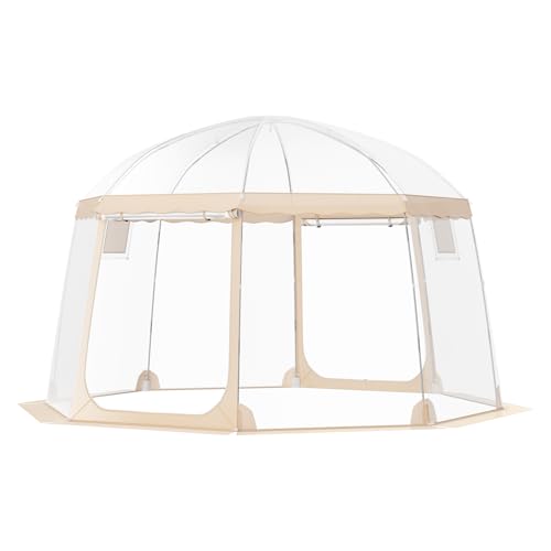 VEVOR Sports Tent, 8 to 10 People, Instant Pop Up Tent Shelter Weatherproof Pod, Outdoor Bubble Clear View Tent, Climate Canopy Shelter for Soccer, Football, Softball and Other Sporting Events and Parades - Image 11