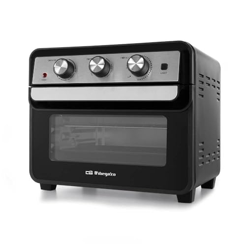 Freidoras sin Aceite Orbegozo - Opiniones y comparativa 6 Orbegozo HOF 220 - Freidora sin Aceite, 22 L, Temporizador 60 min, 6 Modos, Regulador de Temperatura, Accesorio Rustidor, Potencia de Horno de 1600 W y de...