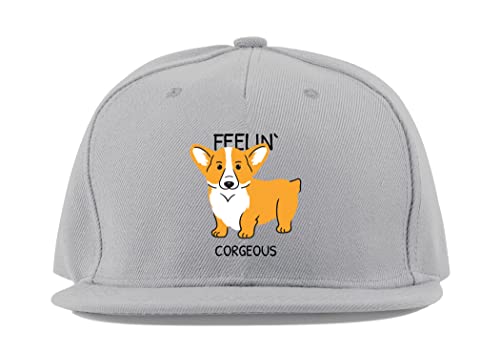 Casquette baseball Corgi grise Feeling Corgeous : finis les maux de tête avec ce coton ajustable