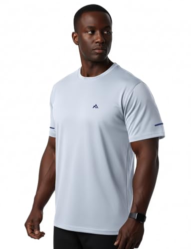 Men's Cloud Soft Bamboo Viscose T-Shirts Lightweight Workout Mositure Wicking Cooling Casual Basic Crew Neck Tee3