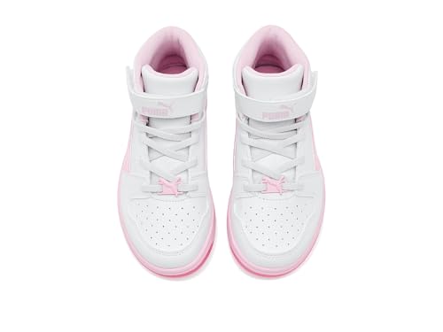 Image of PUMA Kids' Rebound Layup Mid Hook and Loop Sneakers