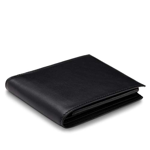 Bosca Nappa Vitello Collection-Credit Wallet w/ID Passcase, Black Leather3