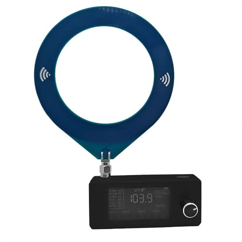 SI4732 - Receptor de radio de onda corta portátil de 0.5-108 MHz con pantalla IPS de 1.9 pulgadas, control ESP32-S3, modos DAB/LSB/USB/AM/FM, antena de bolsillo para trabajo en el patio, caminar,
