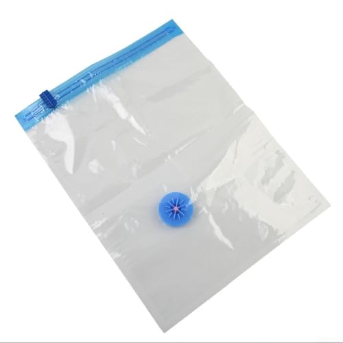 Transparent Vacuum Bag With Valve, Vacuum Seal Bags For Clothing, Vacuum Storage Bags, Folding Compressed Space Saving Clothes Storage Bag, Travel Seal Packet Organizers(40x50cm)
