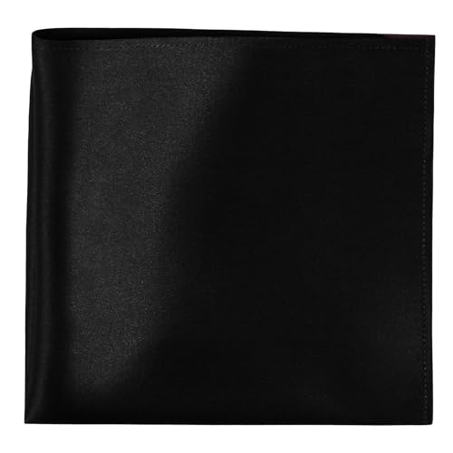 Image of MANSPHIL 100% Real Mulberry Silk Pocket Square for Men, 11x11 Inch Solid Handkerchiefs, Multi Colors