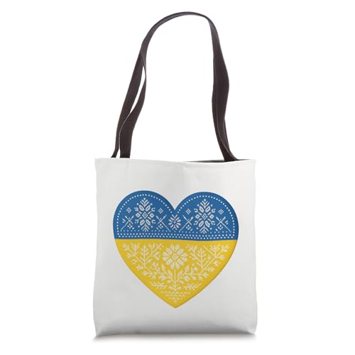 Bolso Tote Ukrainian Heart Vyshyvanka