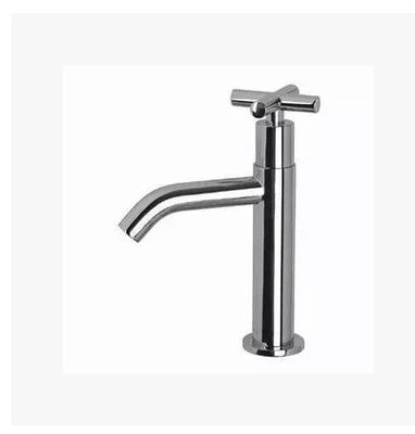 Küchenarmatur Mischbatterie Waschbecken Bad Waschtischarmatur Alle Kupfer Single Cold Cold Basin Wasserhahn Kreuzgriff Waschbecken Handmixer  Ml68,