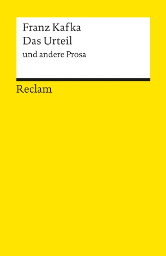 Das Urteil und andere Prosa: 9677