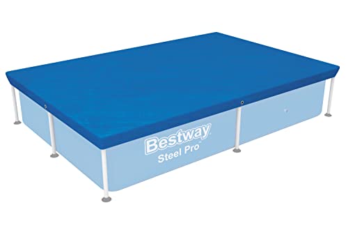 Bestway 58103 Flowclear Cubierta De Natación Para Piscinas Profesionales Rectangulares De Acero, Apta Para Piscinas Profesionales De 7 Pies 3 Pulgadas