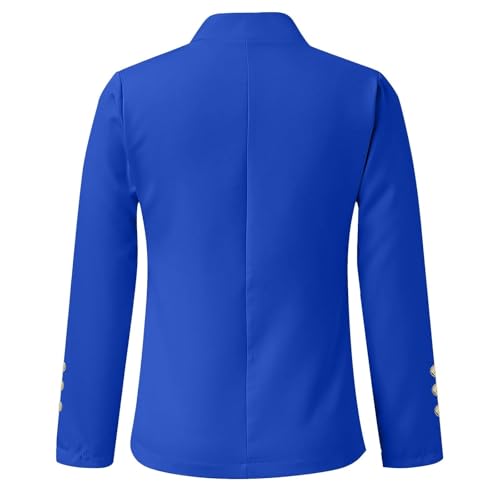Womens Blazer Dressy Long Sleeve Open Front Suit Jackets with Pockets Lightweight Business Casual Outfits A014