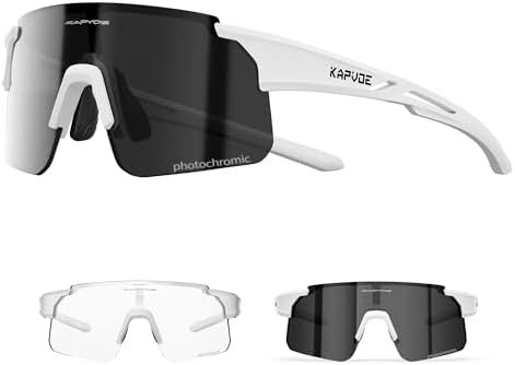 KAPVOE Kids Baseball Glasses Youth Sports Sunglasses Softball Cycling Running Shades Boys Girls Age 3-14 - K9035