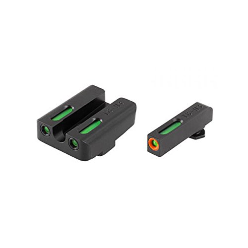 TRUGLO TFX Pro Tritium and Fiber Optic Xtreme Handgun Sights for Glock Pistols