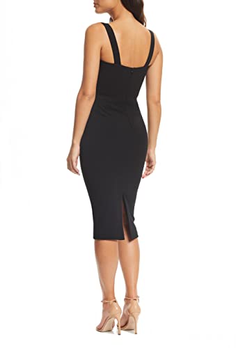 Dress the Population Women's Nicole Sleeveless Bodycon Stretch Midi Sheath Dress3