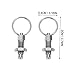 Lurrose 3Pcs Stainless Steel Non Lock Out Type Spring Plungers Durable Knob Plunger for Mechanical Accessories for Industrial Equipment Electrical Appliances Automotive Use