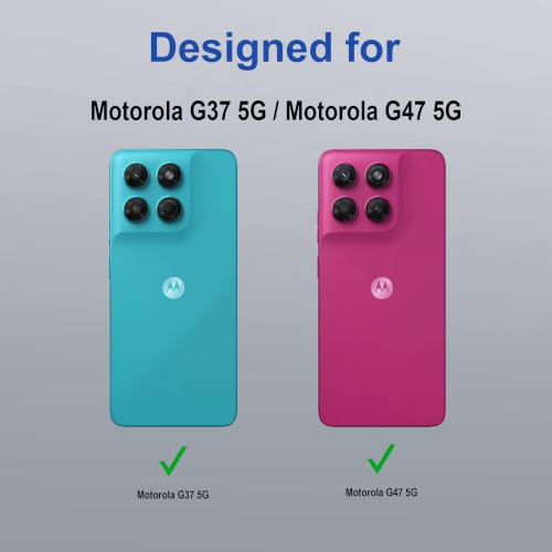 Image of Zapcase Back Case Cover for Motorola G37 5G | Magnetic Case with Built-in Metal Ring | Supports MagSafe Charger, Wallet & Car Mount | Shockproof Hybrid PC + TPU | Blue