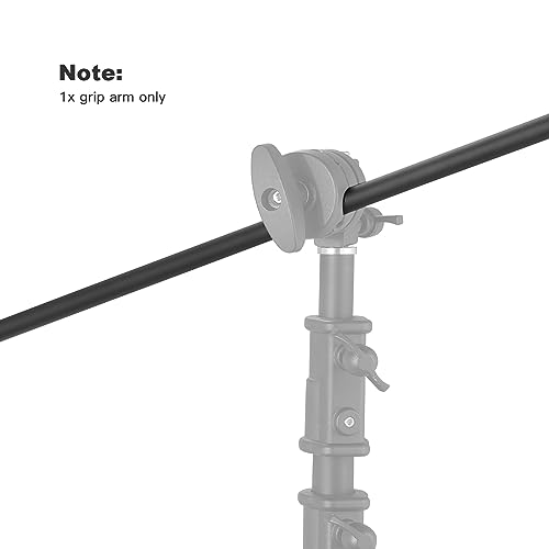 Image of Soonpho 50 inch Extension Grip Boom Arm for Heavy Duty C Stand,Solid Grip Pole with 1 /4 & 3 /8 Thread for Softbox,Reflector,Umbrella,Flags, Diffusion and Other Studio Photography Equipments(Black)
