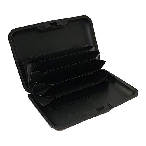 RFID Blocking Red Tartan 6 Bank Card Holder Wallet GM04, Red, 11 x 7.5 x 2cm, Casual2