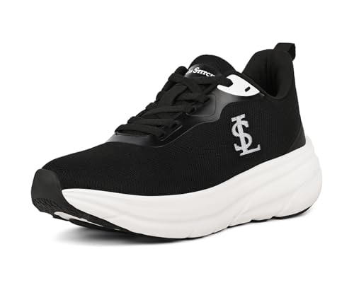Image of LOUIS STITCH Men's Lightweight Athleisure Sport Shoes | Ultra Cushioned Sole | Casual Lace-Up Sneaker and Athleisure Wear | Perfect for Casual, Gym & Travel Wear | LS-AT-FS02