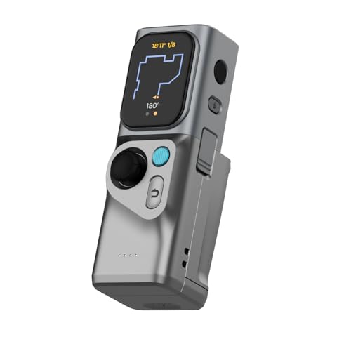 HOZO M-Cube Laser Measuring Tool Smart Planner Combo,164ft/50m,±1/16 inch Accuracy,360° Joystick for Capturing Floorplans from Any Angle, One-Tap Button for Precise Edge and Corner Measurements