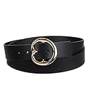 Jessica Simpson Women's Fashion Casual Belt, Black, Medium