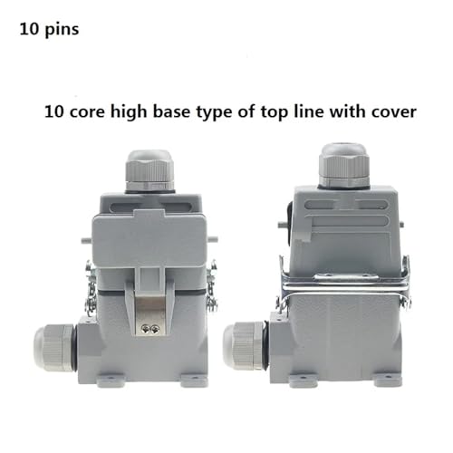 Conector HDC-HA-10/16 para cableado eléctrico seguro en automatización industrial 2